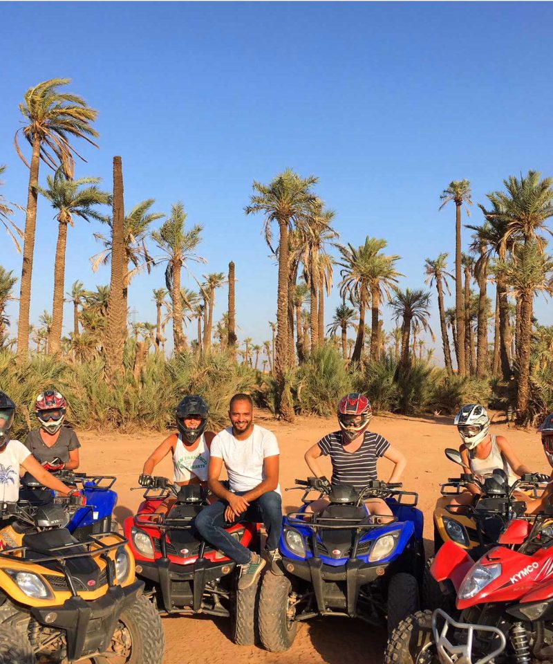 Adventure on a Camel Ride and Quad Biking in Marrkech Palmeraie.