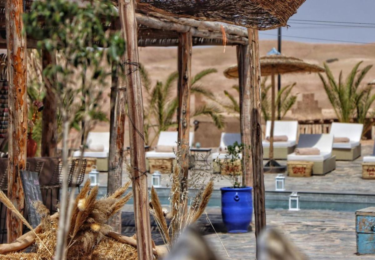 Luxury Poolside in Agafay Desert