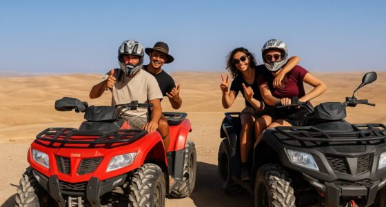 Camel caravan tour in Agafay Desert near Marrakech during golden hour